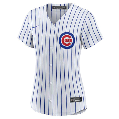 Chicago Cubs Dansby Swanson Nike Women's Home Replica Player Jersey - White/Royal MLB Team Jersey Baseball Fan Apparel