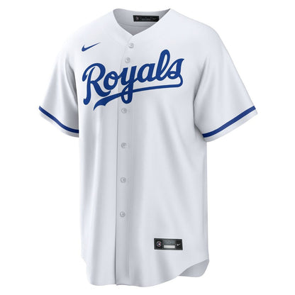 Kansas City Royals Michael Massey Nike Home Replica Jersey - White MLB Team Jersey Baseball Fan Apparel