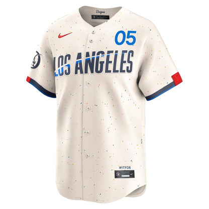 Los Angeles Dodgers Freddie Freeman Nike City Connect Limited Player Jersey - Cream MLB Team Jersey Baseball Fan Apparel