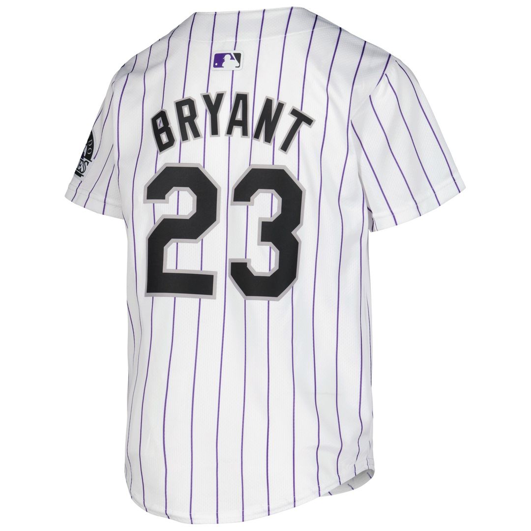 Colorado Rockies Kris Bryant Nike Youth Alternate Limited Player Jersey - Purple MLB Team Jersey Baseball Fan Apparel