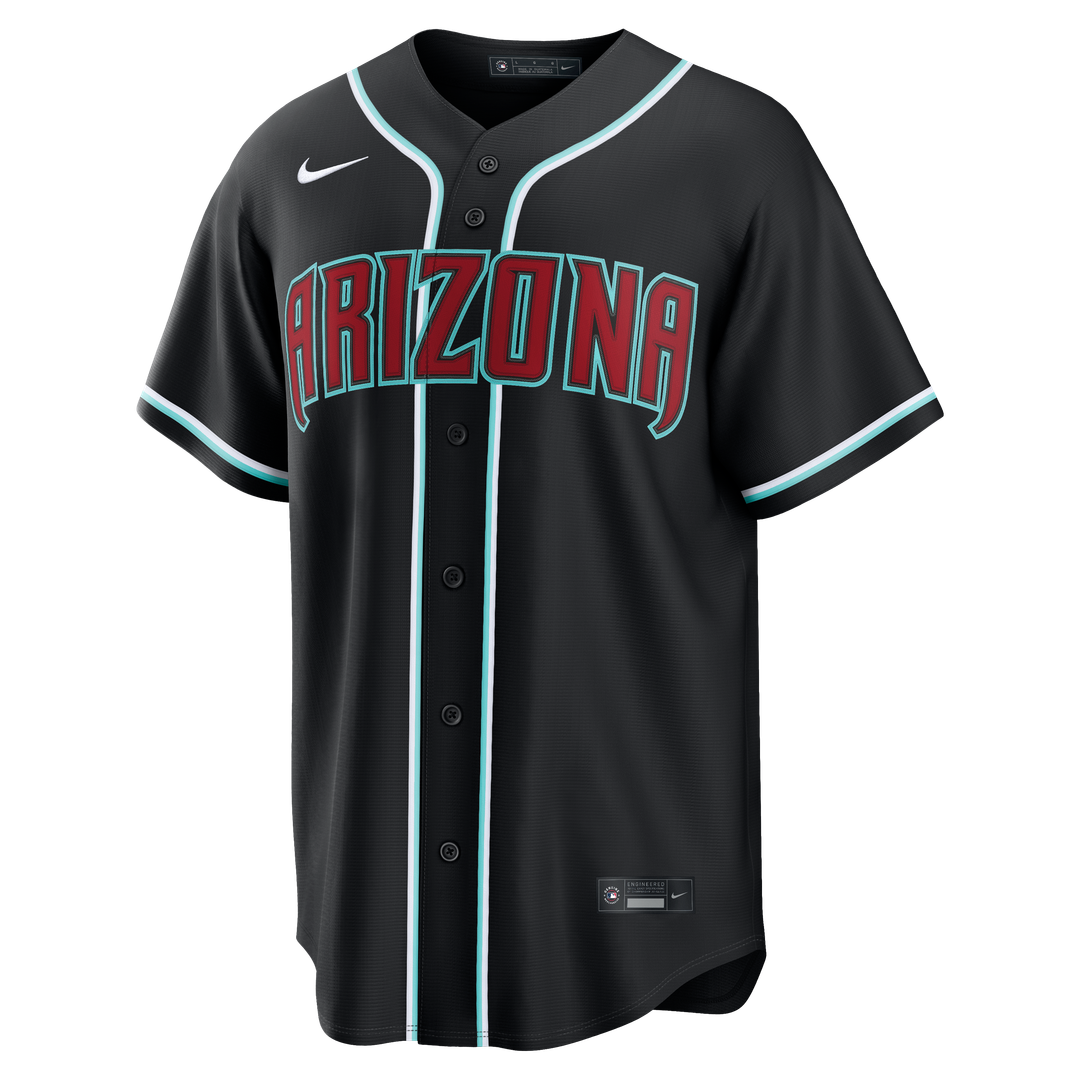 Arizona Diamondbacks Nike Fashion Replica Black Out Jersey MLB Team Jersey Baseball Fan Apparel