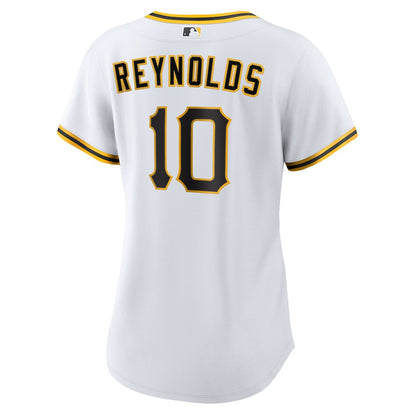 Pittsburgh Pirates Bryan Reynolds Nike Women's Home Replica Jersey - White MLB Team Jersey Baseball Fan Apparel