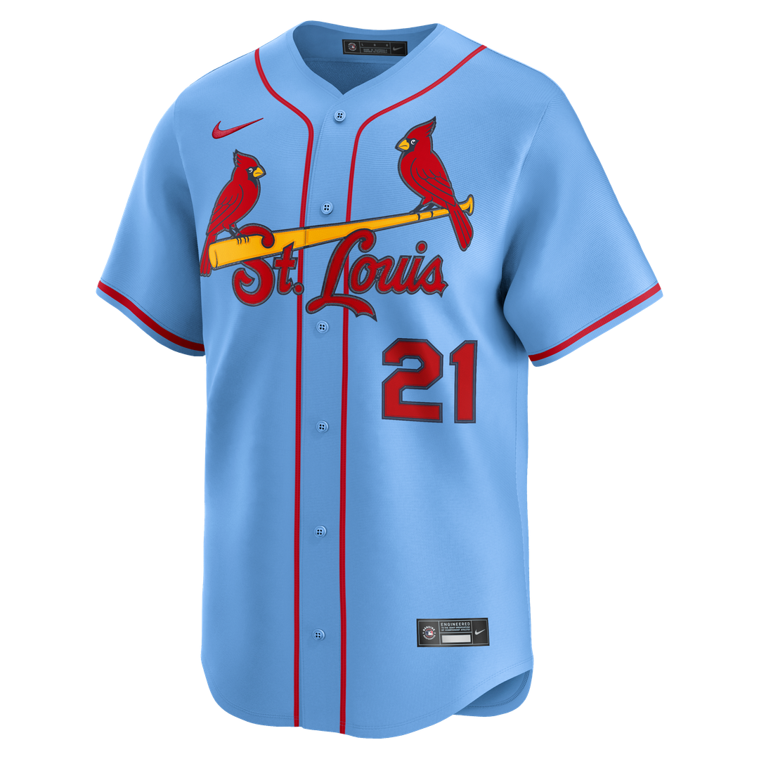 St. Louis Cardinals Lars Nootbaar Nike Home Limited Player Jersey - White MLB Team Jersey Baseball Fan Apparel
