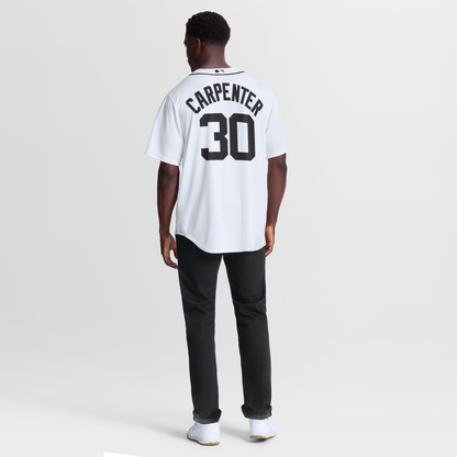 Detroit Tigers Kerry Carpenter Nike Home Replica Jersey - White MLB Team Jersey Baseball Fan Apparel