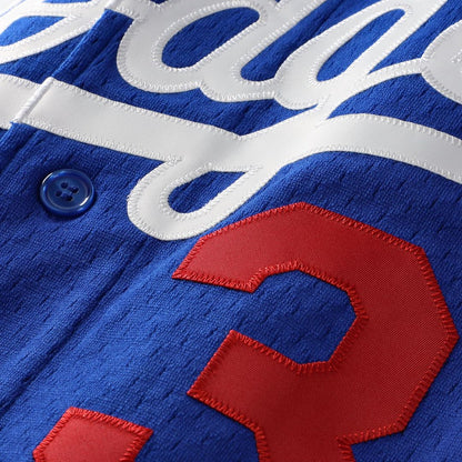 Los Angeles Dodgers Mike Piazza Mitchell & Ness Cooperstown Mesh Batting Practice Button - Up Jersey - Royal MLB Team Jersey Baseball Fan Apparel