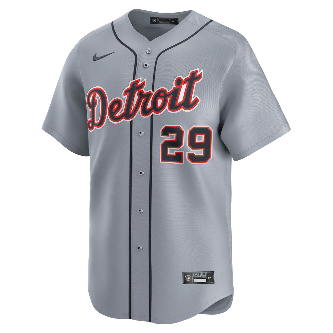 Detroit Tigers Tarik Skubal Nike Road Limited Jersey - Gray MLB Team Jersey Baseball Fan Apparel