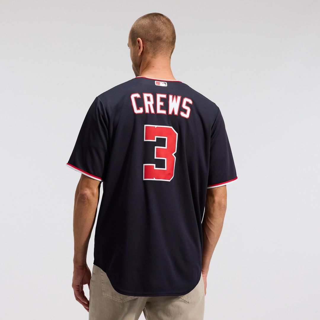 Washington Nationals Dylan Crews Nike Alternate Replica Jersey - Navy MLB Team Jersey Baseball Fan Apparel