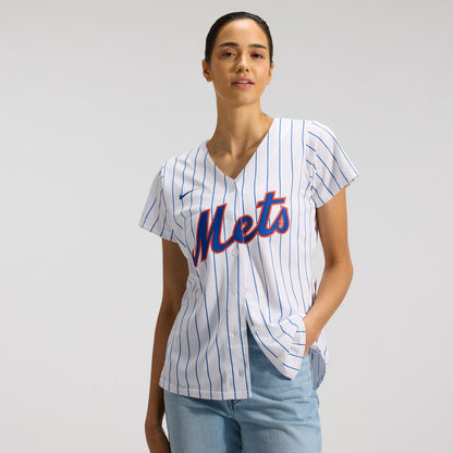 New York Mets Nike Women's Home Replica Team Jersey - White MLB Team Jersey Baseball Fan Apparel