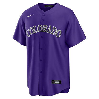 Colorado Rockies Charlie Blackmon Nike Alternate Replica Player Name Jersey - Purple MLB Team Jersey Baseball Fan Apparel