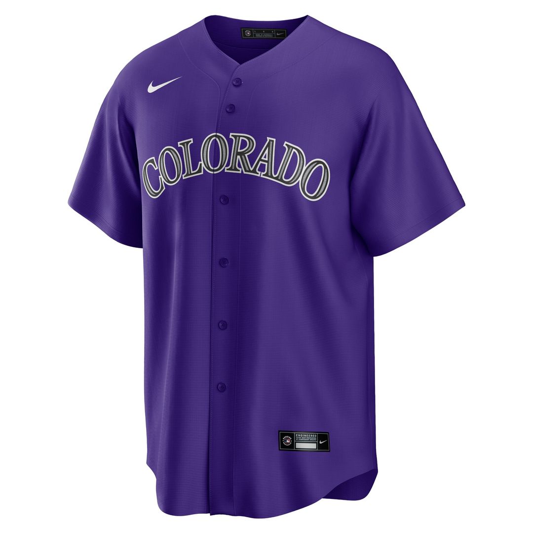Colorado Rockies Charlie Blackmon Nike Home Replica Player Name Jersey - White MLB Team Jersey Baseball Fan Apparel