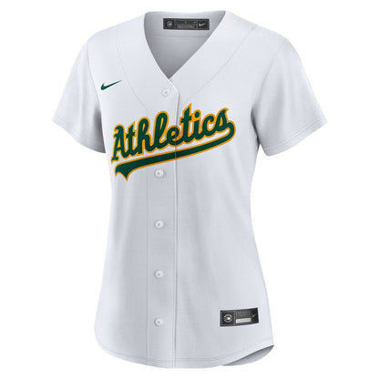 Athletics Zack Gelof Nike Women's Home Replica Player Jersey - White MLB Team Jersey Baseball Fan Apparel