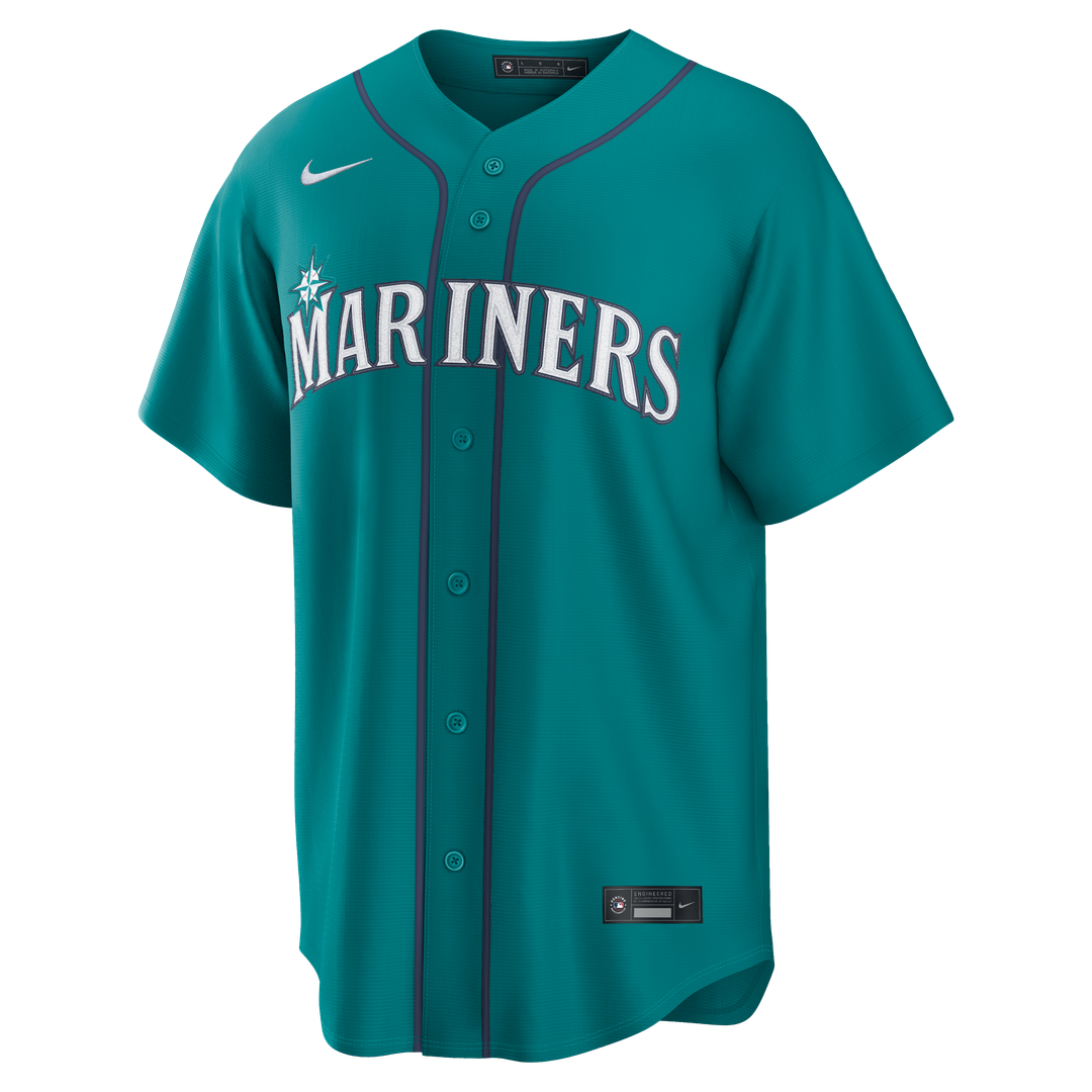 Seattle Mariners Cal Raleigh Nike Alternate Replica Jersey - Cream MLB Team Jersey Baseball Fan Apparel