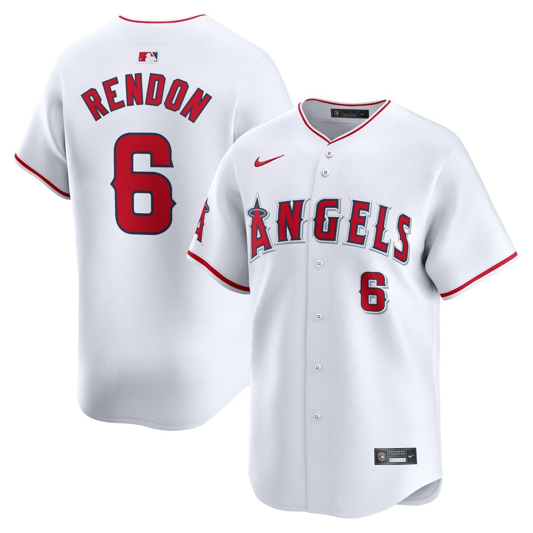 Los Angeles Angels Anthony Rendon Nike Home Limited Player Jersey - White MLB Team Jersey Baseball Fan Apparel