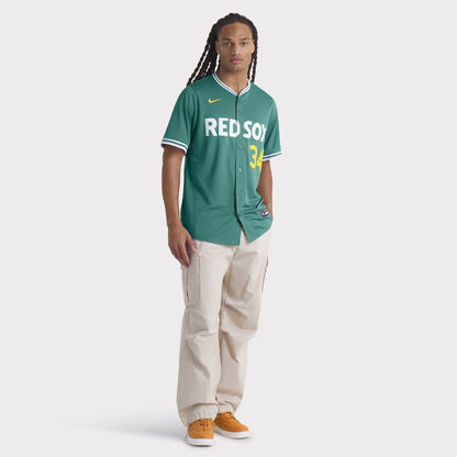 Boston Red Sox David Ortiz Nike 2025 City Connect Limited Retired Player Jersey - Green MLB Team Jersey Baseball Fan Apparel