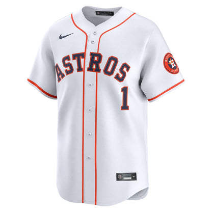 Houston Astros Carlos Correa Nike Home Limited Player Jersey - White MLB Team Jersey Baseball Fan Apparel
