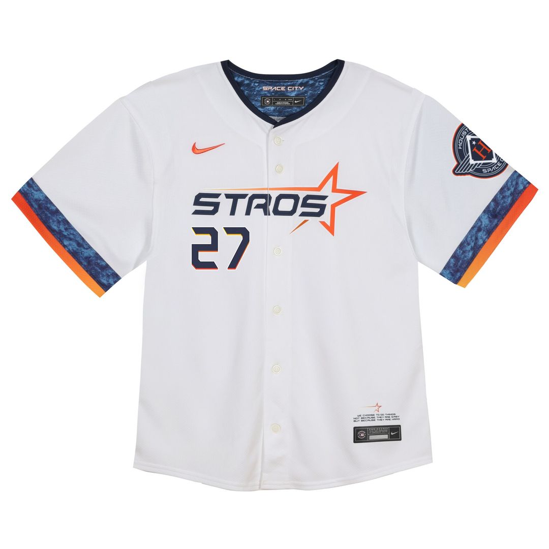 Houston Astros Jose Altuve Nike Infant 2025 City Connect Limited Player Jersey - White MLB Team Jersey Baseball Fan Apparel