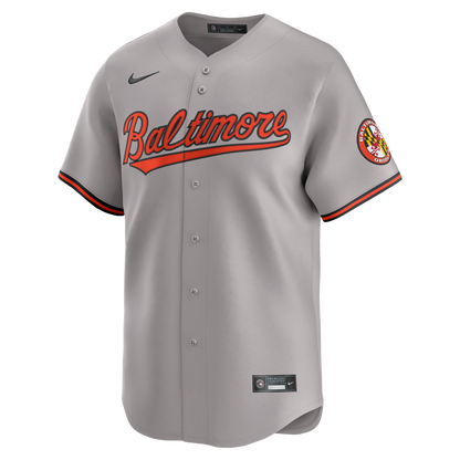 Baltimore Orioles Nike Road Limited Jersey - Gray MLB Team Jersey Baseball Fan Apparel