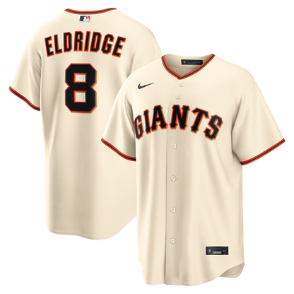 San Francisco Giants Bryce Eldridge Nike Home Replica Jersey - Cream MLB Team Jersey Baseball Fan Apparel