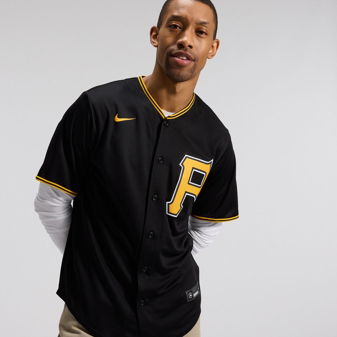 Pittsburgh Pirates Nike Home Replica Team Jersey - White MLB Team Jersey Baseball Fan Apparel