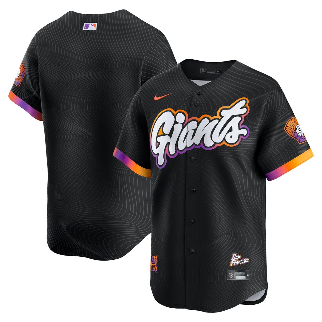 San Francisco Giants Nike 2025 City Connect Limited Jersey - Anthracite MLB Team Jersey Baseball Fan Apparel