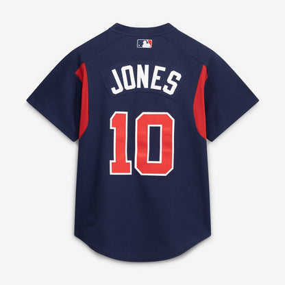Atlanta Braves Chipper Jones Mitchell & Ness Authentic Batting Practice Jersey - Navy MLB Team Jersey Baseball Fan Apparel