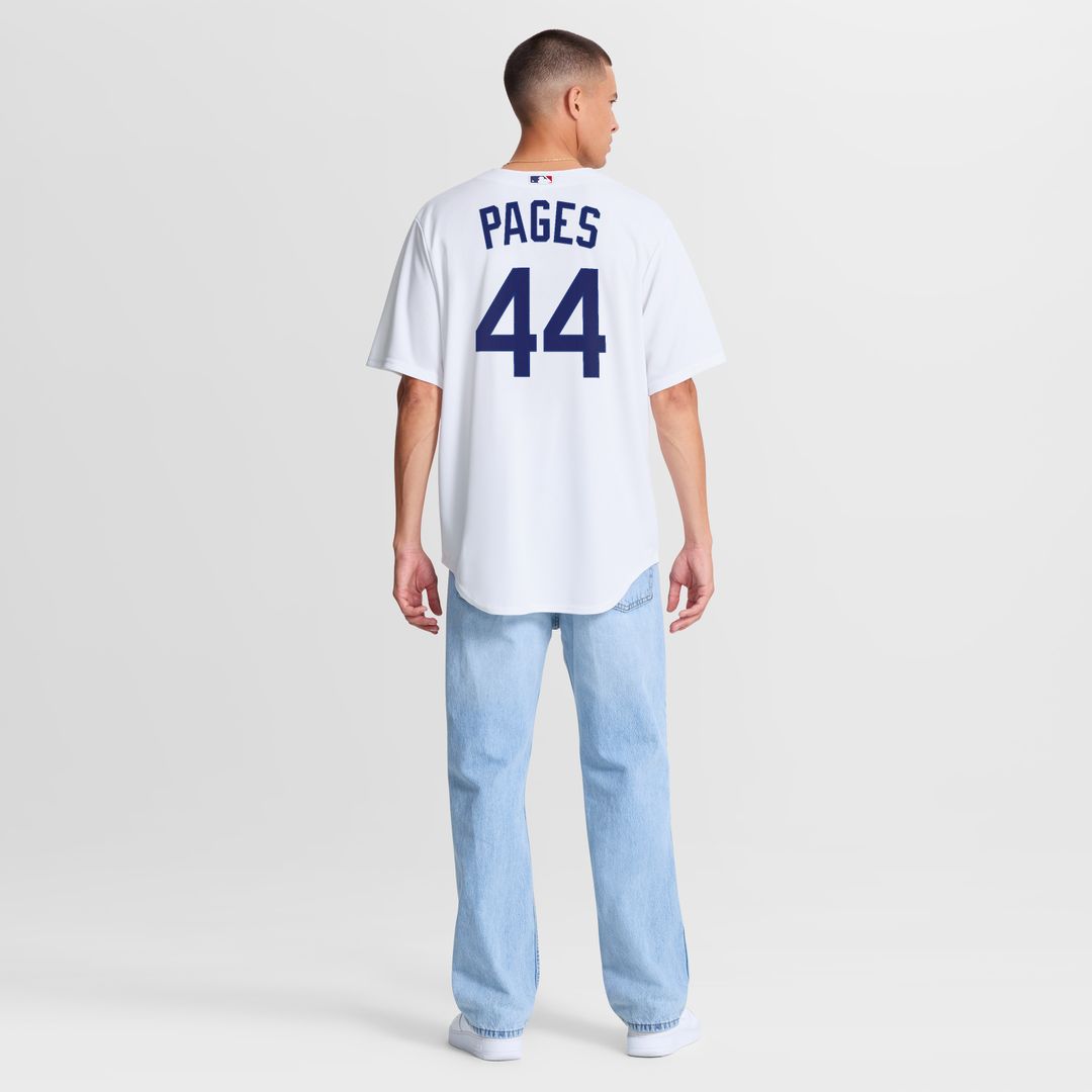 Los Angeles Dodgers Andy Pages Nike Home Replica Jersey - White MLB Team Jersey Baseball Fan Apparel