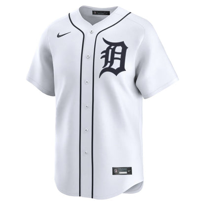Detroit Tigers Riley Greene Nike Home Limited Player Jersey - White MLB Team Jersey Baseball Fan Apparel