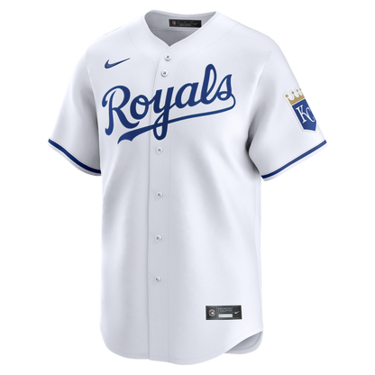 Kansas City Royals Nike Home Limited Jersey - White MLB Team Jersey Baseball Fan Apparel