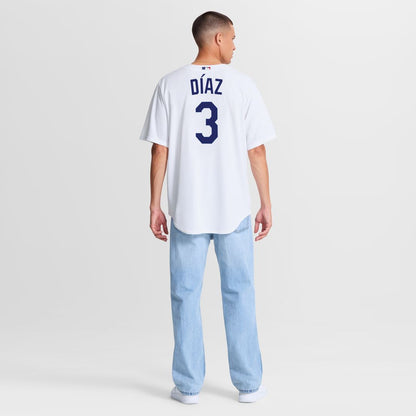 Los Angeles Dodgers Edwin Díaz Nike Home Replica Jersey - White MLB Team Jersey Baseball Fan Apparel