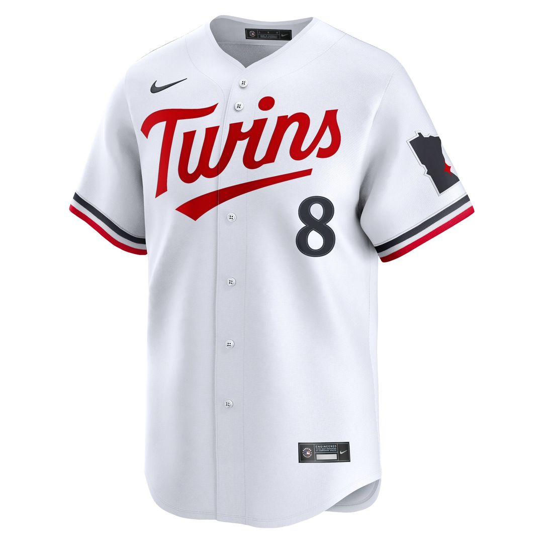 Minnesota Twins Christian Vázquez Nike Home Limited Jersey - White MLB Team Jersey Baseball Fan Apparel