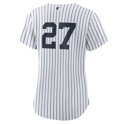 New York Yankees Giancarlo Stanton Nike Women's Home Replica Player Jersey - White MLB Team Jersey Baseball Fan Apparel