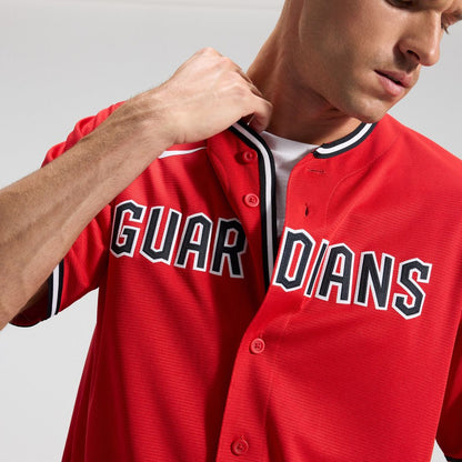 Cleveland Guardians Nike Alternate 2 Replica Jersey - Red MLB Team Jersey Baseball Fan Apparel