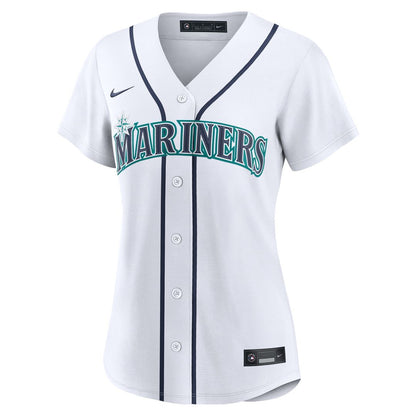 Seattle Mariners Cal Raleigh Nike Women's Home Replica Jersey - White MLB Team Jersey Baseball Fan Apparel
