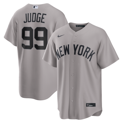 New York Yankees Aaron Judge Nike Road Replica Jersey - Gray MLB Team Jersey Baseball Fan Apparel