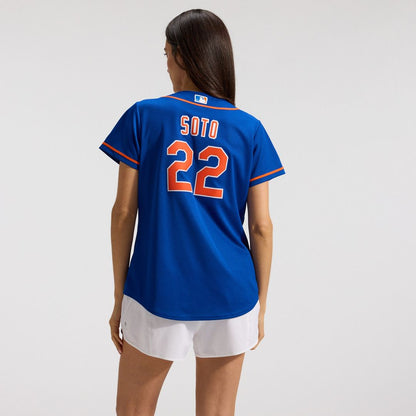 New York Mets Juan Soto Nike Women's Alternate Replica Baseball Jersey - Royal MLB Team Jersey Baseball Fan Apparel