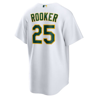 Athletics Brent Rooker Nike Home Replica Jersey - White MLB Team Jersey Baseball Fan Apparel