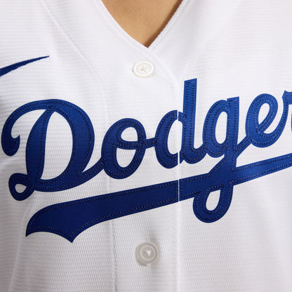 Los Angeles Dodgers Nike Women's Home Replica Jersey - White MLB Team Jersey Baseball Fan Apparel