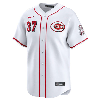 Cincinnati Reds Tyler Stephenson Nike Home Limited Player Jersey - White MLB Team Jersey Baseball Fan Apparel