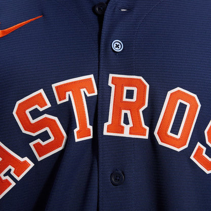 Houston Astros Jose Altuve Nike Alternate 2 Replica Jersey - Navy MLB Team Jersey Baseball Fan Apparel