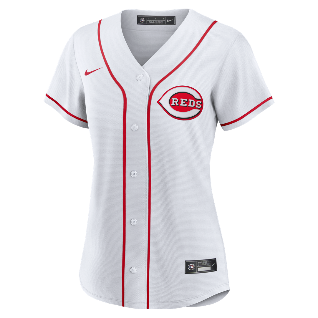 Cincinnati Reds Eugenio Suárez Nike Women's Home Replica Jersey - White MLB Team Jersey Baseball Fan Apparel