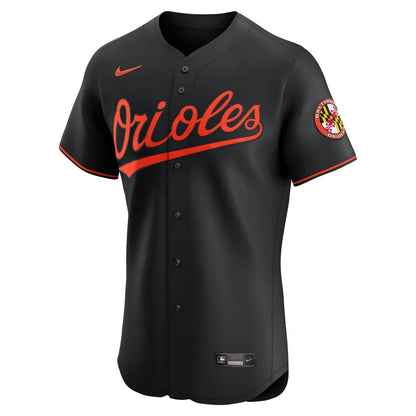 Baltimore Orioles Nike Alternate Elite Jersey - Black MLB Team Jersey Baseball Fan Apparel