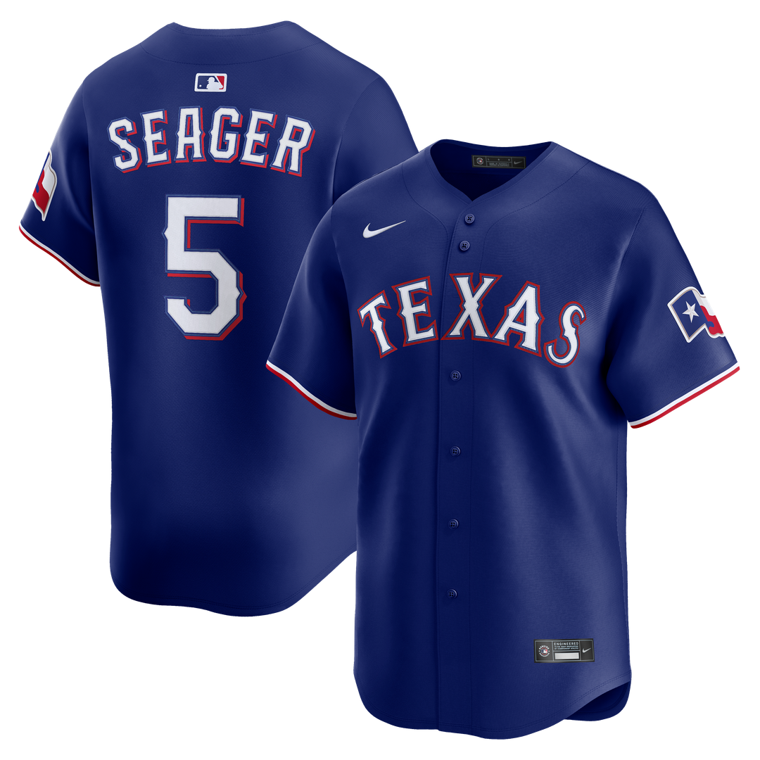 Texas Rangers Corey Seager Nike Alternate 2 Limited Jersey - Royal MLB Team Jersey Baseball Fan Apparel
