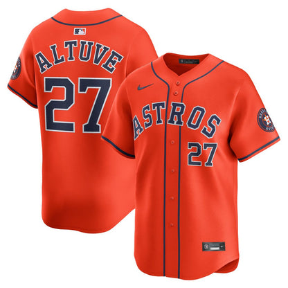 Houston Astros Jose Altuve Nike Home Limited Player Jersey - White MLB Team Jersey Baseball Fan Apparel