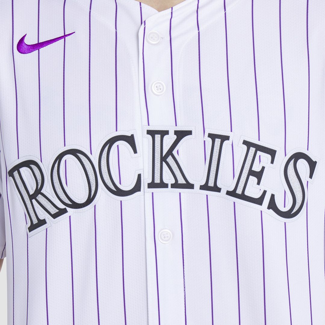 Colorado Rockies Nike Home Limited Player Jersey - White MLB Team Jersey Baseball Fan Apparel