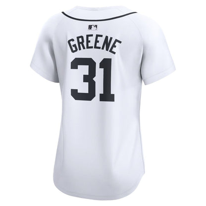 Detroit Tigers Riley Greene Nike Women's Home Limited Player Jersey - White MLB Team Jersey Baseball Fan Apparel