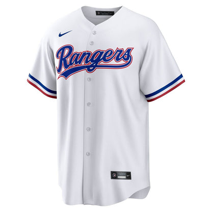 Texas Rangers Josh Smith Nike Home Replica Jersey - White MLB Team Jersey Baseball Fan Apparel