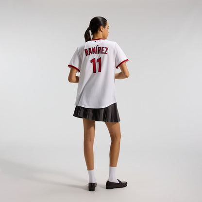 Cleveland Guardians José Ramírez Nike Women's Home Replica Jersey - White MLB Team Jersey Baseball Fan Apparel