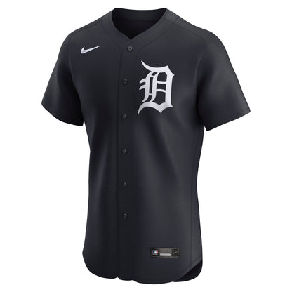 Detroit Tigers Nike Alternate 2 Elite Jersey - Navy MLB Team Jersey Baseball Fan Apparel