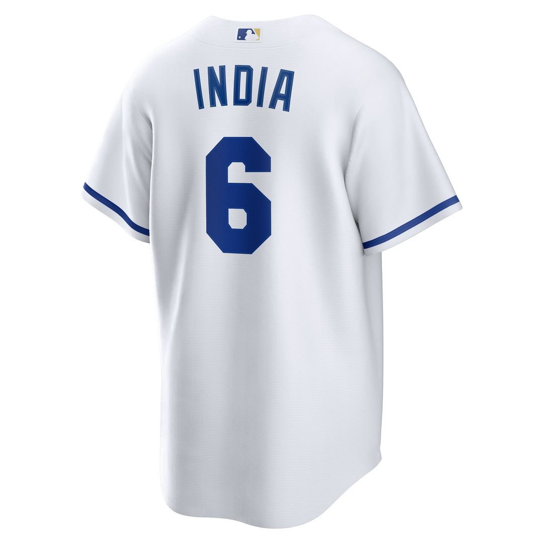 Kansas City Royals Jonathan India Nike Home Replica Player Jersey - White MLB Team Jersey Baseball Fan Apparel