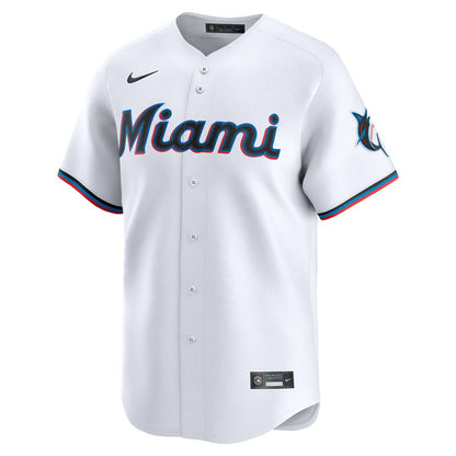 Miami Marlins Nike Home Limited Pick - A - Player Retired Roster Jersey - White MLB Team Jersey Baseball Fan Apparel